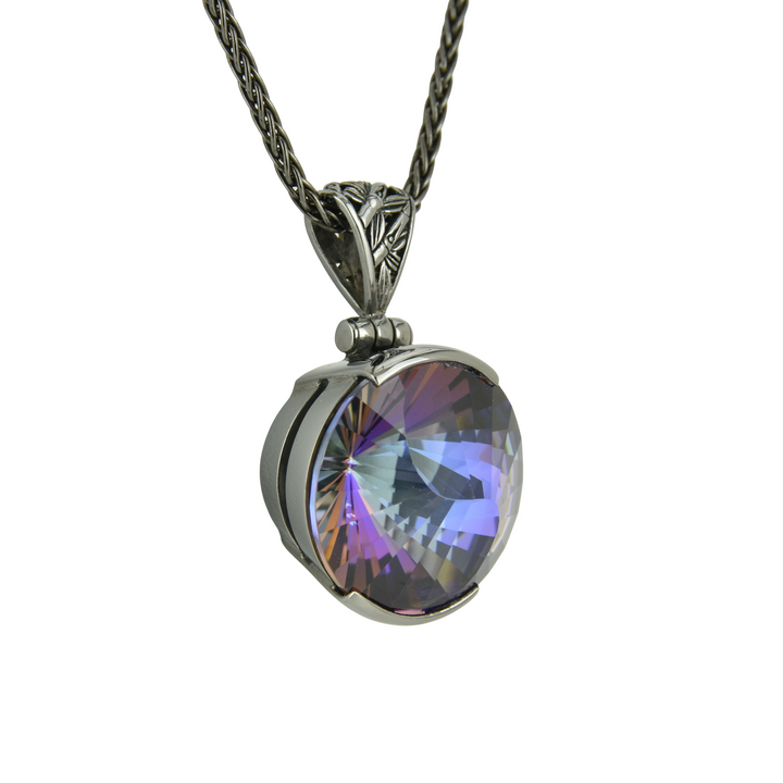 Indigo Warrior Mystic Quartz Pendant