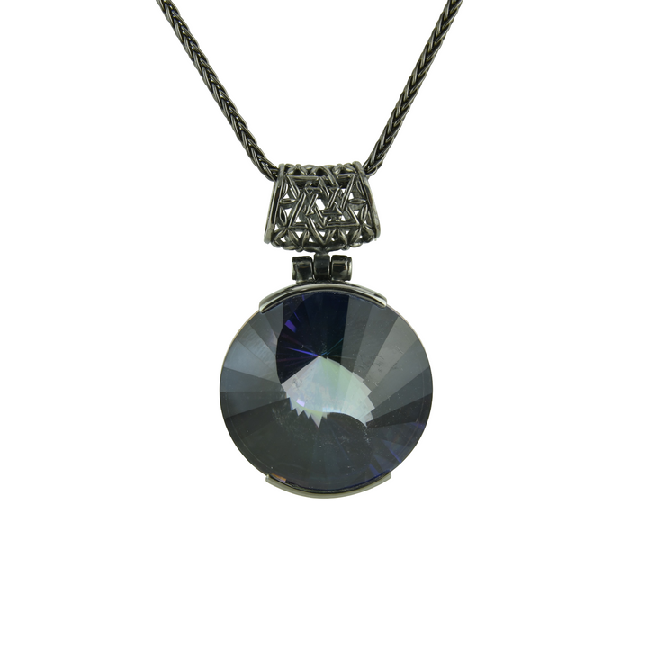 Indigo Warrior Mystic Quartz Pendant