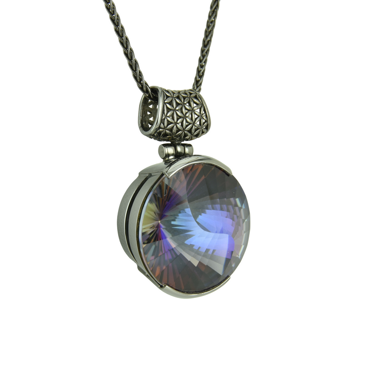 Indigo Warrior Mystic Quartz Pendant