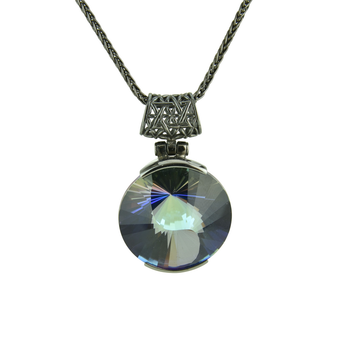 Indigo Warrior Mystic Quartz Pendant