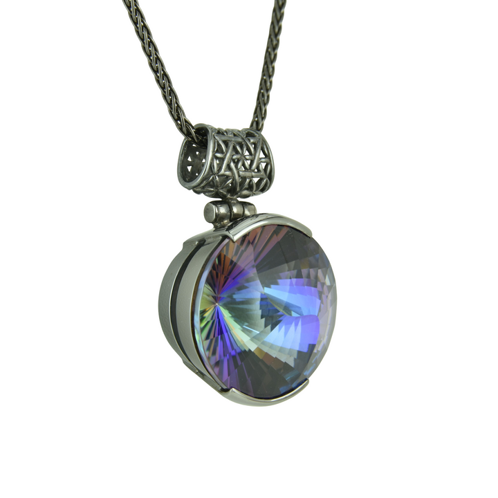 Indigo Warrior Mystic Quartz Pendant