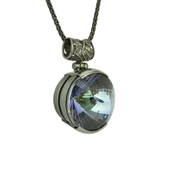 Indigo Warrior Mystic Quartz Pendant