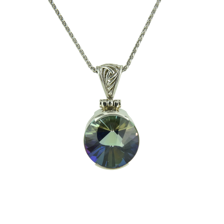 Indigo Warrior Mystic Quartz Pendant