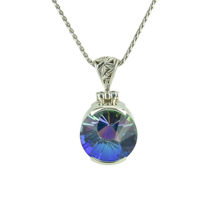 Rainbow Mystic Quartz Pendant
