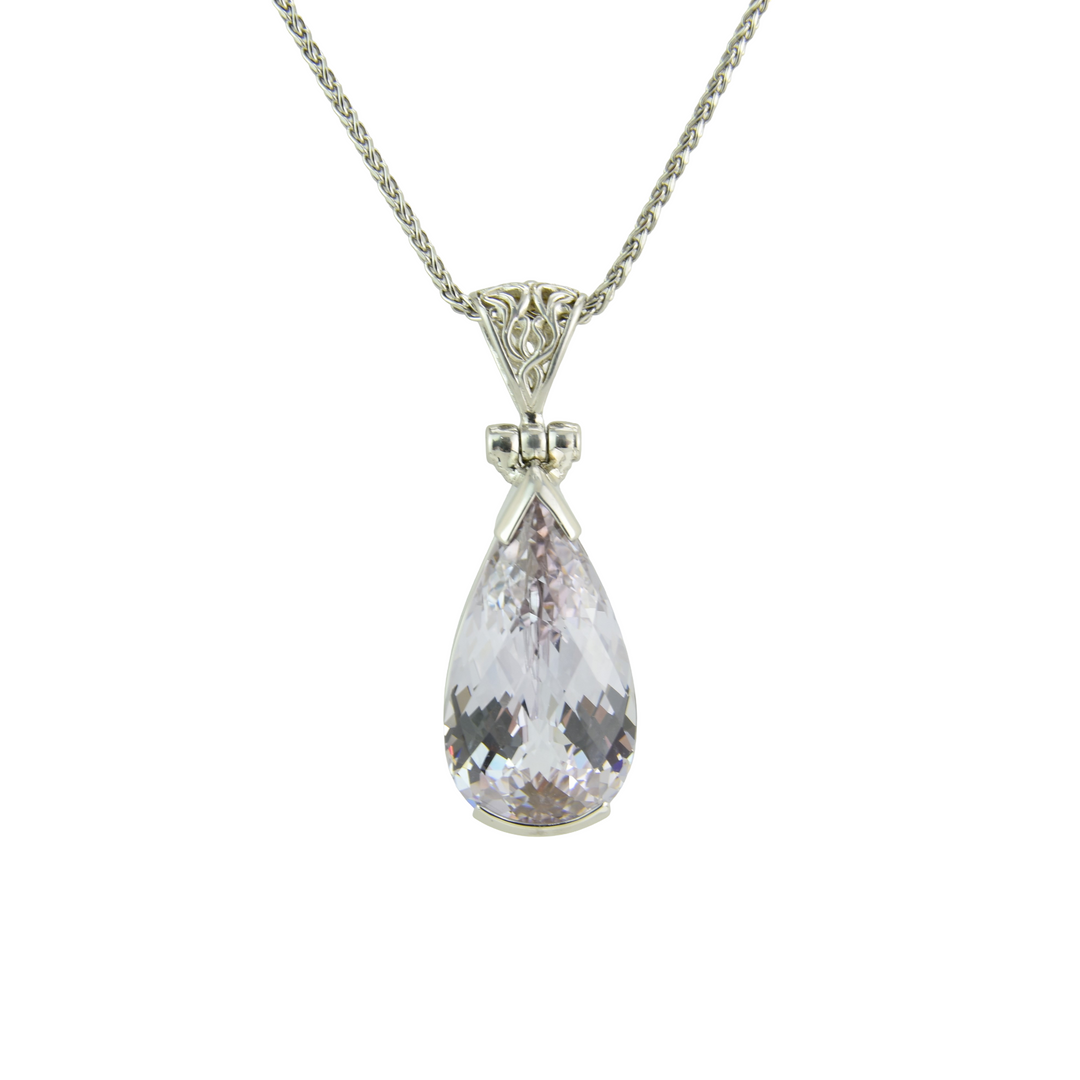 YAG Lavender Garnet Pendant
