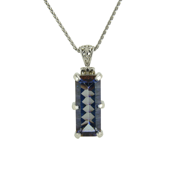 Indigo Warrior Mystic Quartz Pendant