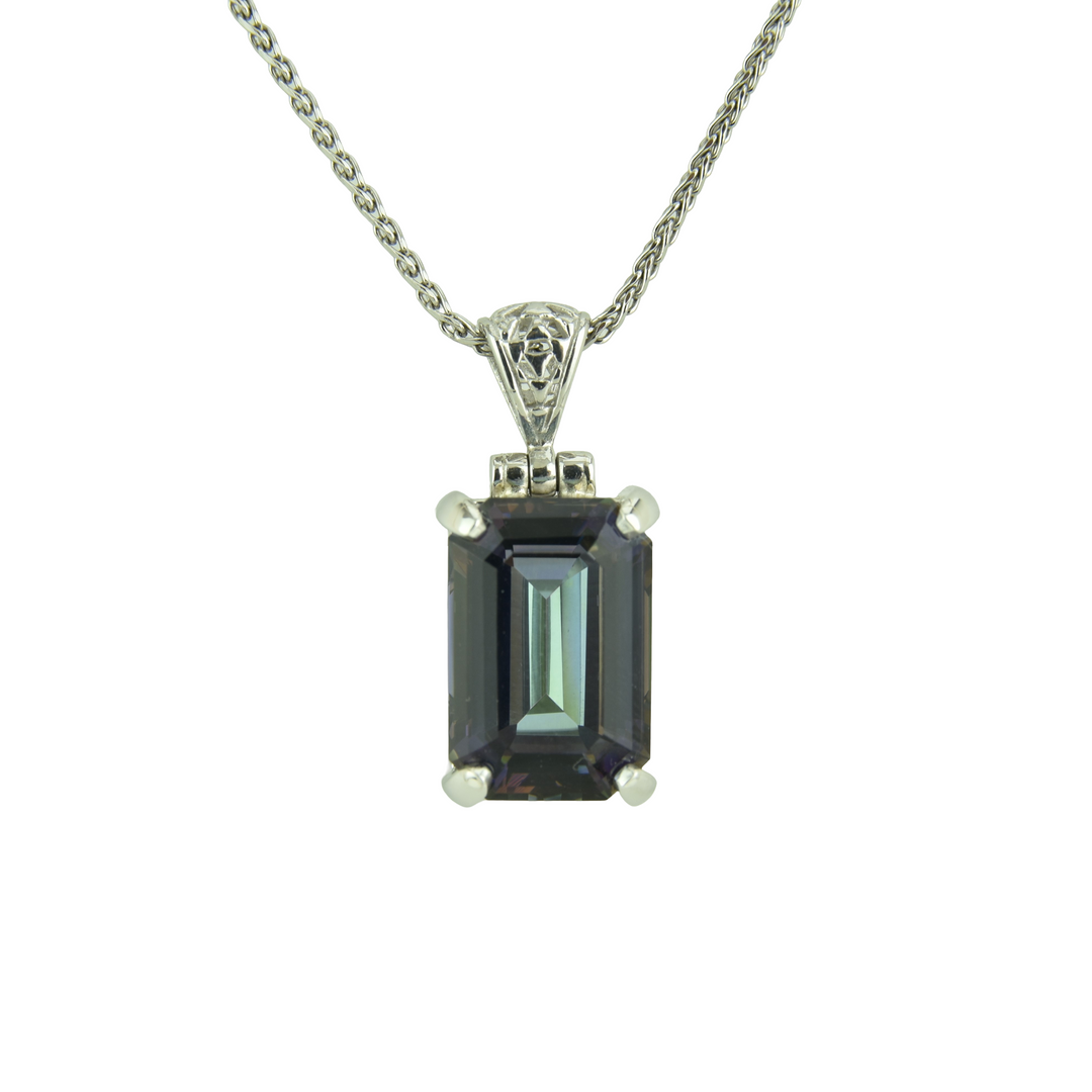 Indigo Warrior Mystic Quartz Pendant