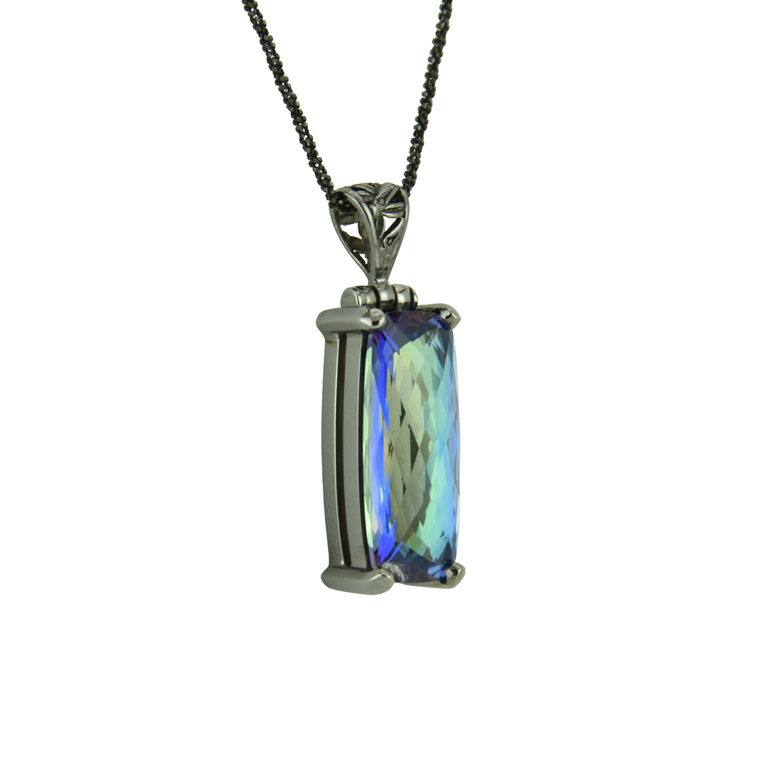 Indigo Warrior Mystic Quartz Pendant