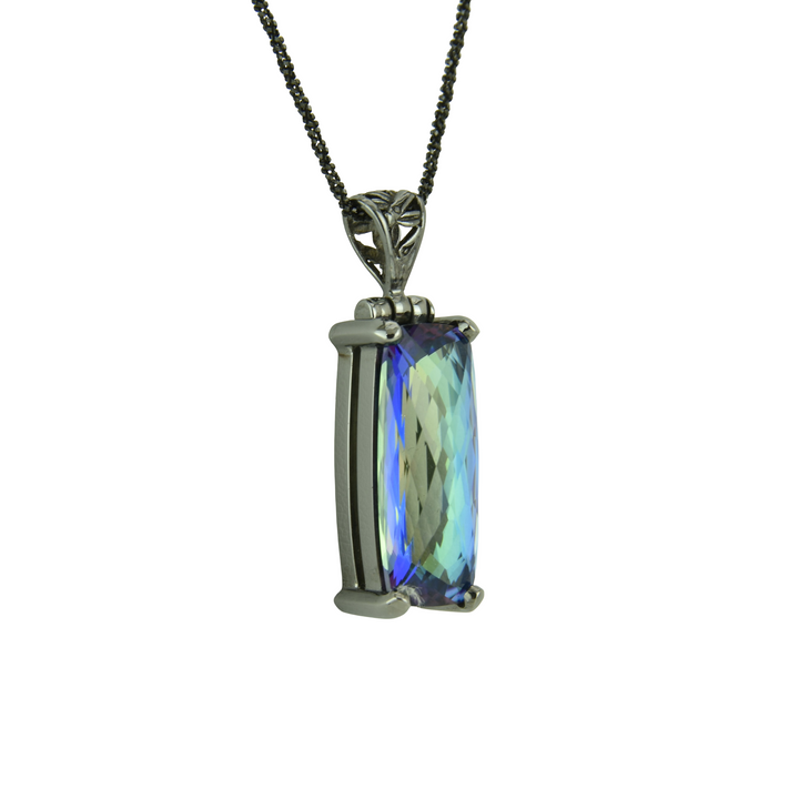 Indigo Warrior Mystic Quartz Pendant