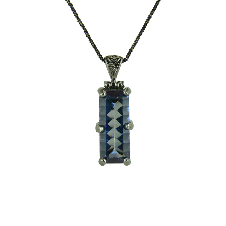 Indigo Warrior Mystic Quartz Pendant