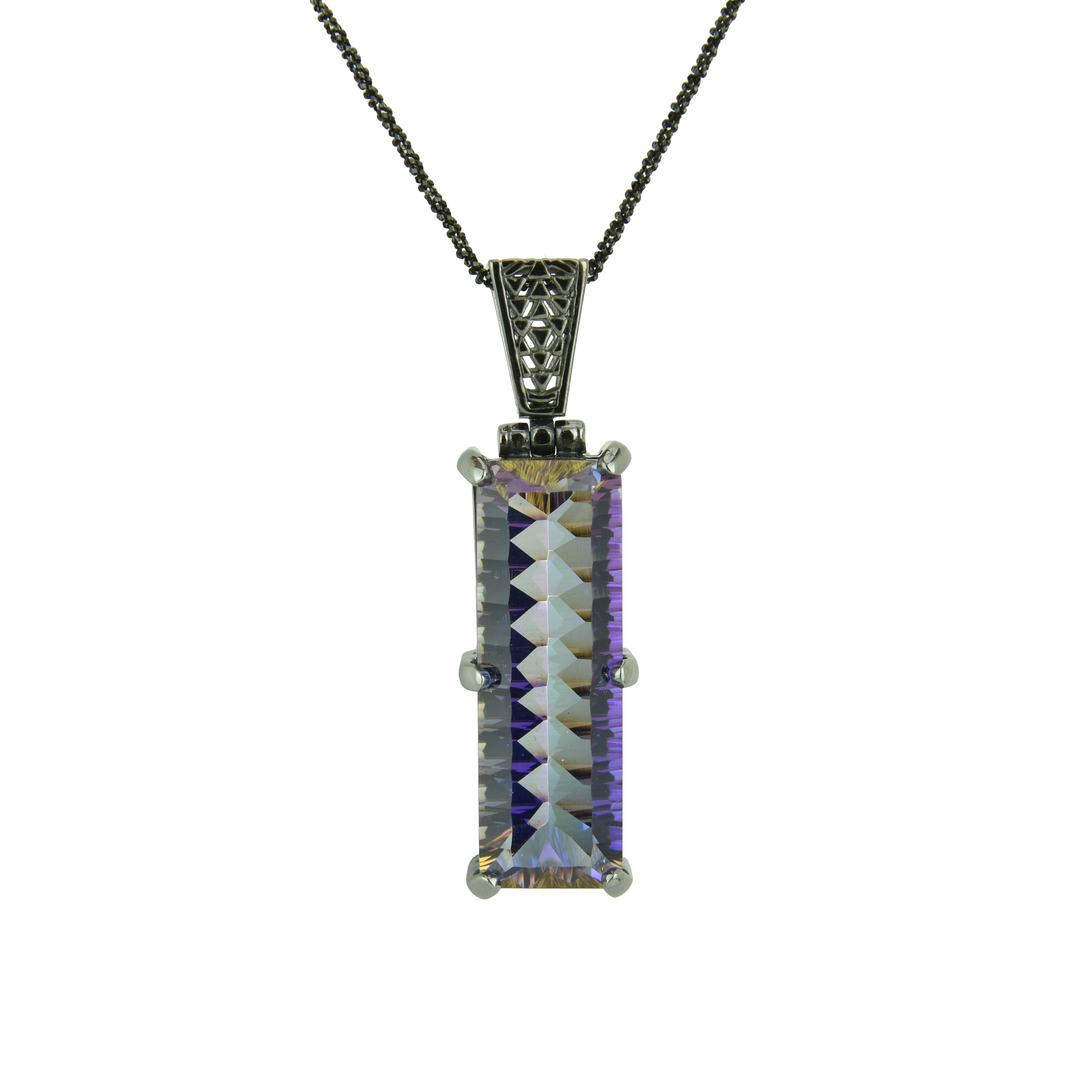 Indigo Warrior Mystic Quartz Pendant