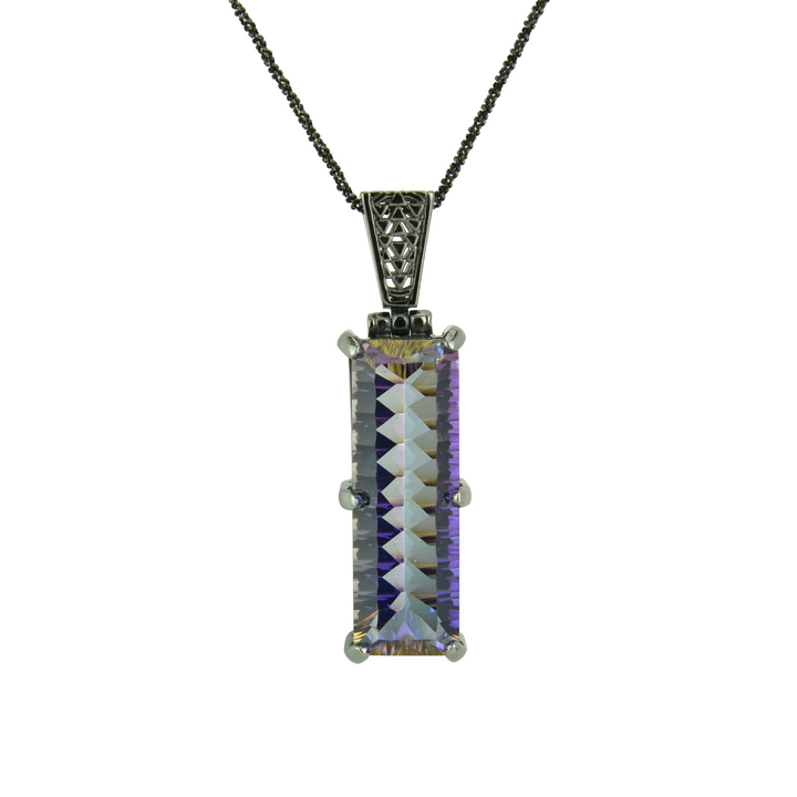 Indigo Warrior Mystic Quartz Pendant