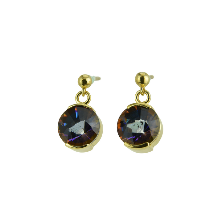 Indigo Warrior Mystic Quartz Earrings