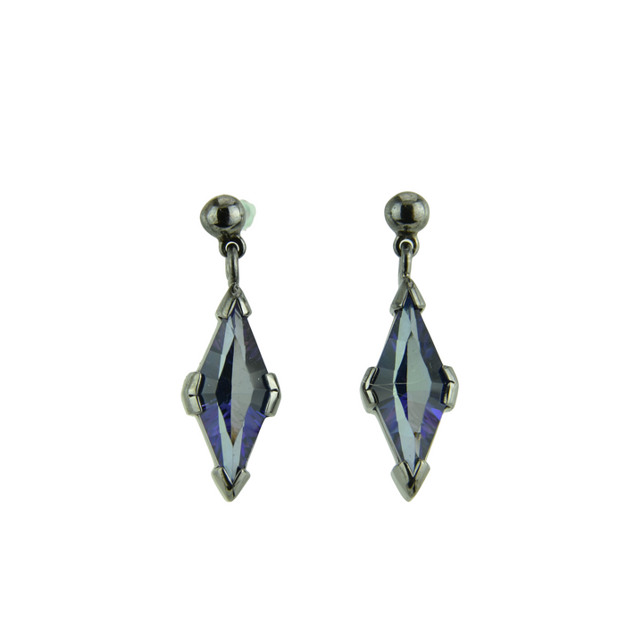 Indigo Warrior Mystic Quartz Earrings