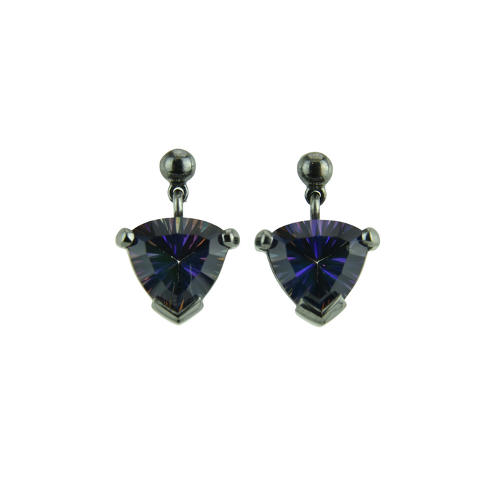 Indigo Warrior Mystic Quartz Earrings