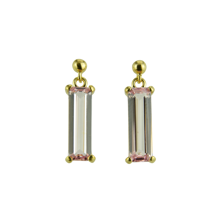 Imperial Pink Sapphire Earrings