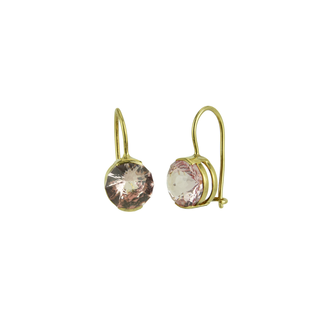 Imperial Pink Sapphire Earrings