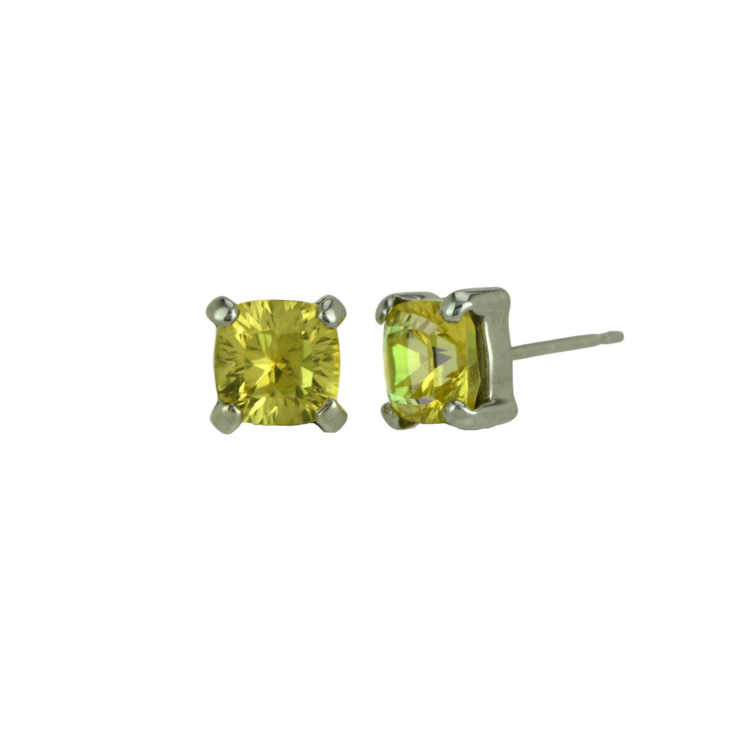 Yellow Sapphire Earrings