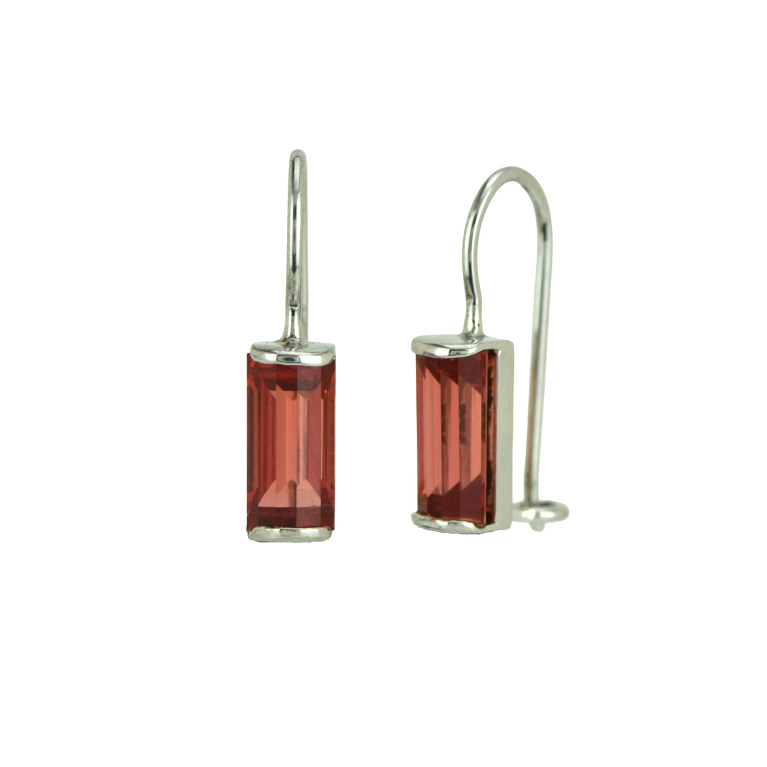 Padparadscha Sapphire Earrings