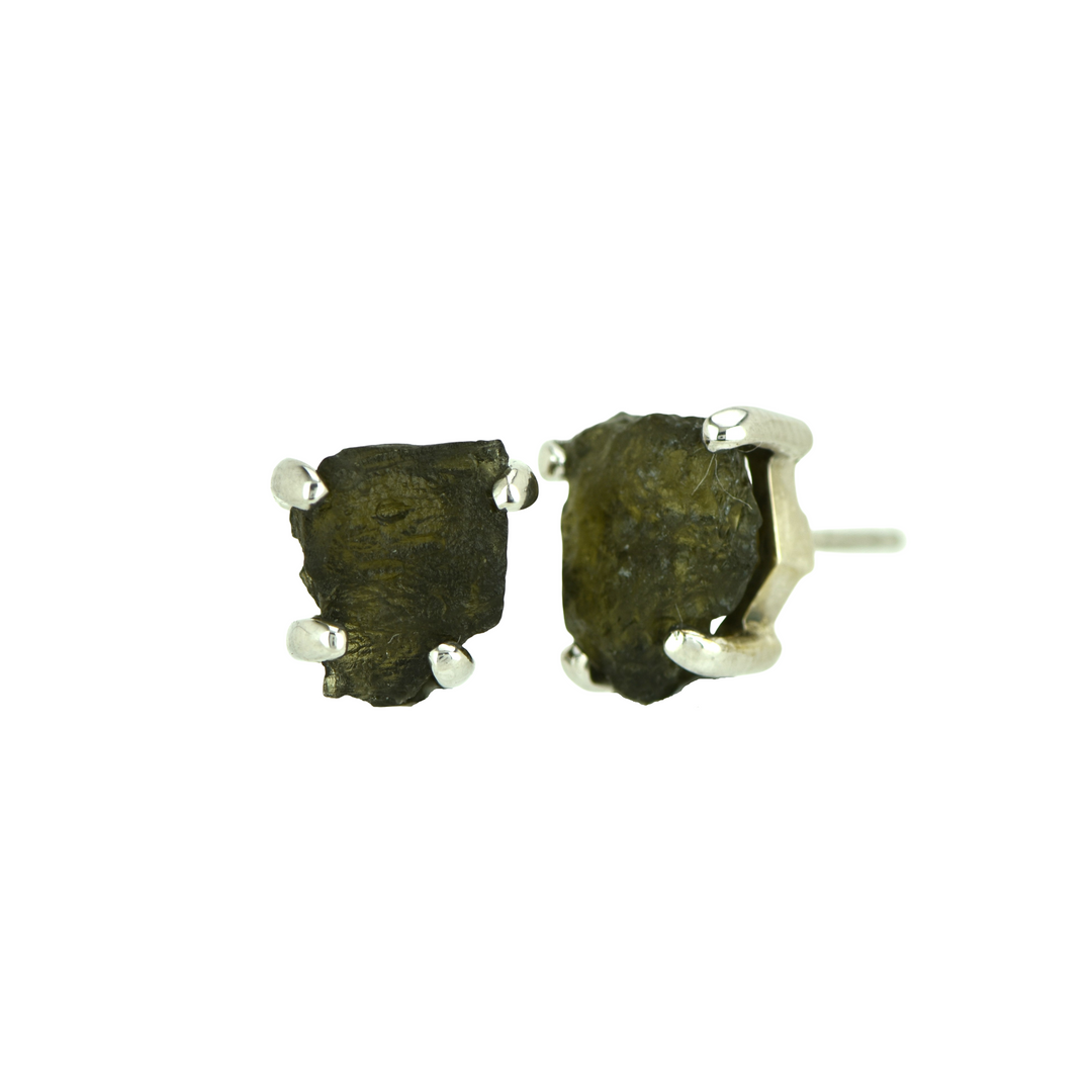 Moldavite Earrings