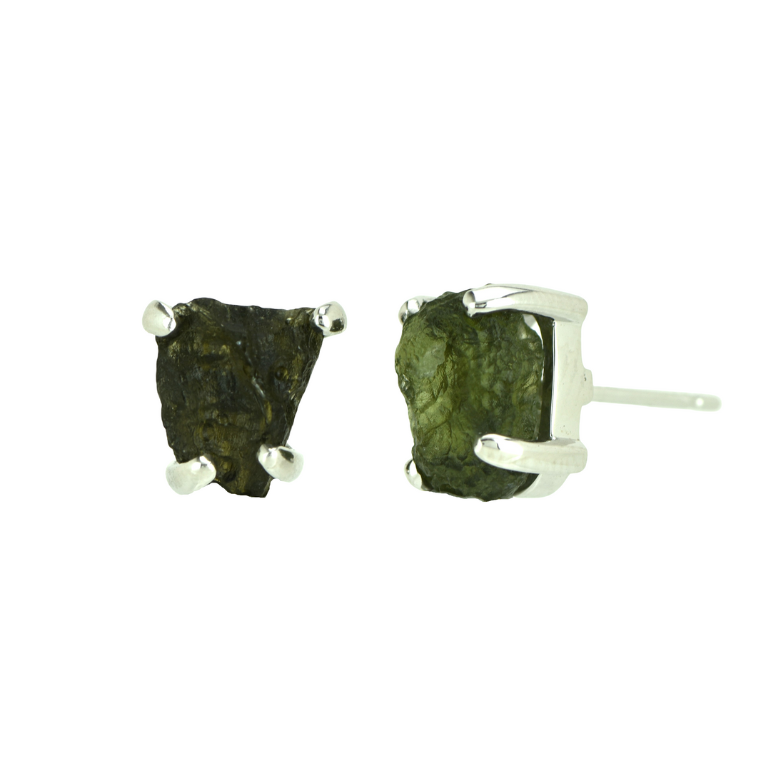 Moldavite Earrings