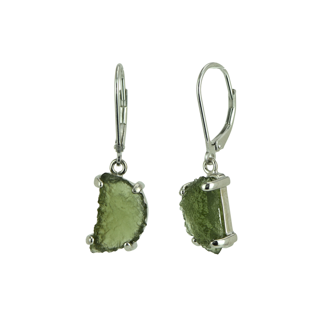 Moldavite Earrings