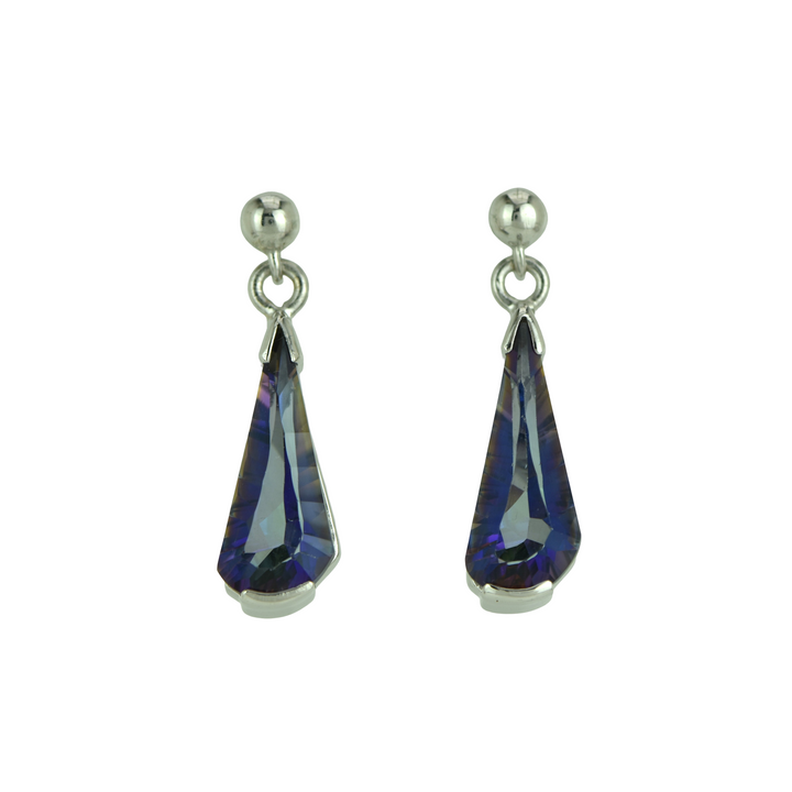 Indigo Warrior Mystic Quartz Earrings