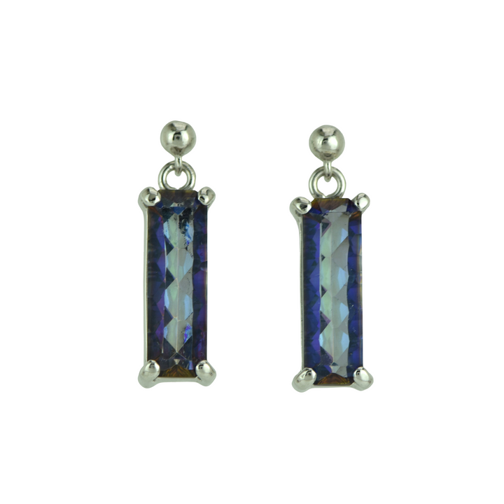 Indigo Warrior Mystic Quartz Earrings