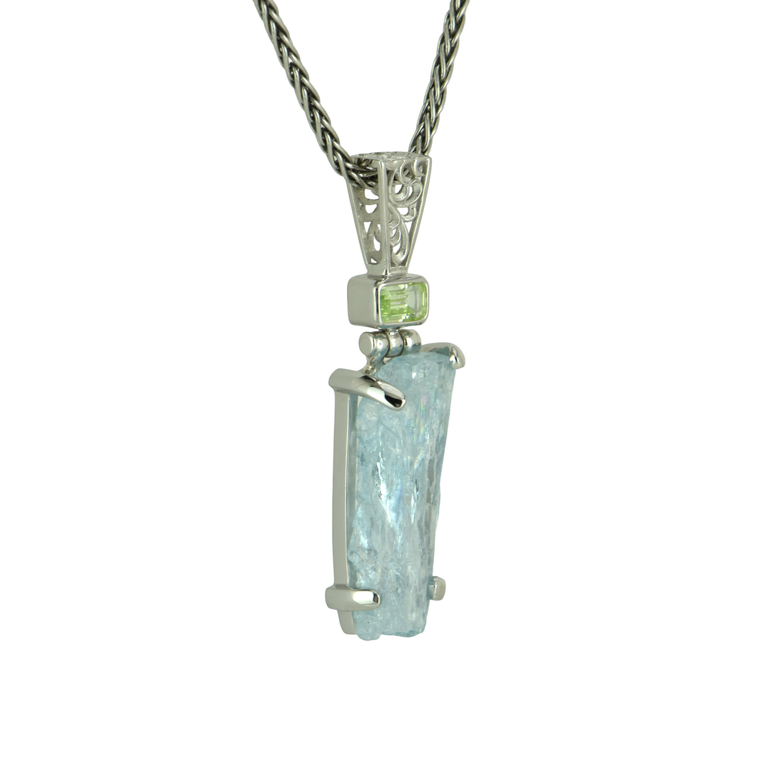 Blue Beryl Pendant