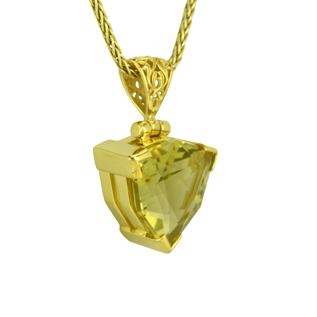 Lemon Quartz Pendant