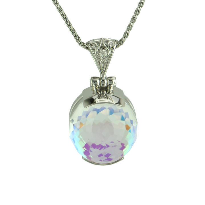 Angel Aura Euphoria Mystic Quartz Pendant