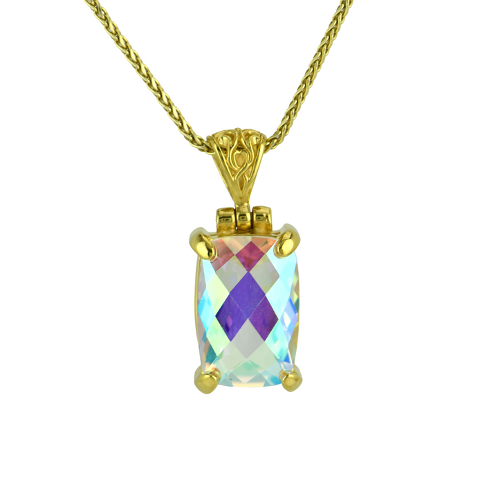 Angel Aura Amour Mystic Quartz Pendant