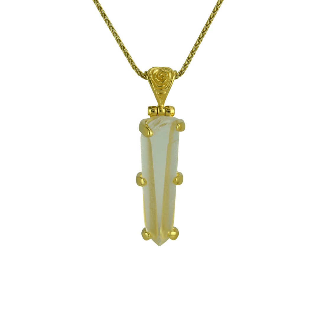 Lemurian Quartz Pendant