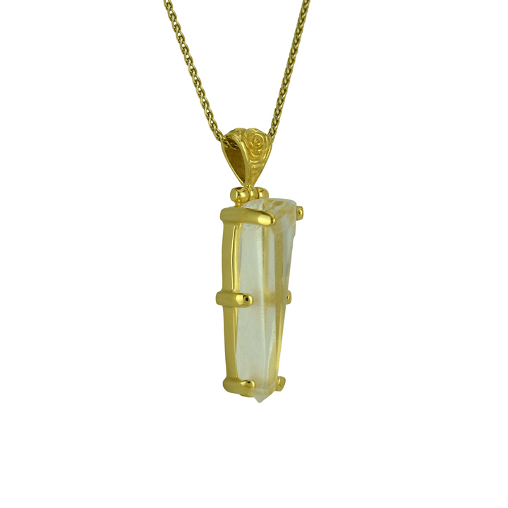 Lemurian Quartz Pendant