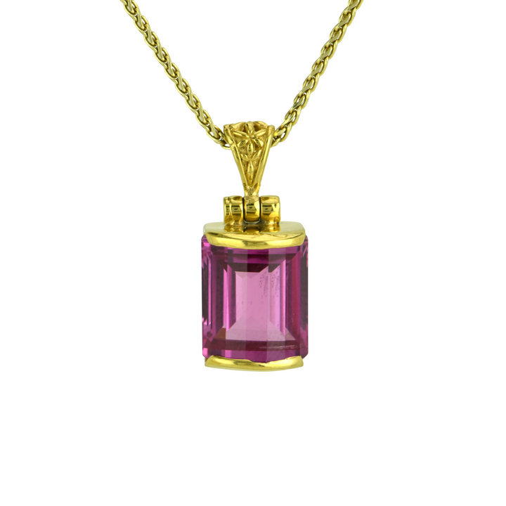 Shasta Pink Sapphire Pendant