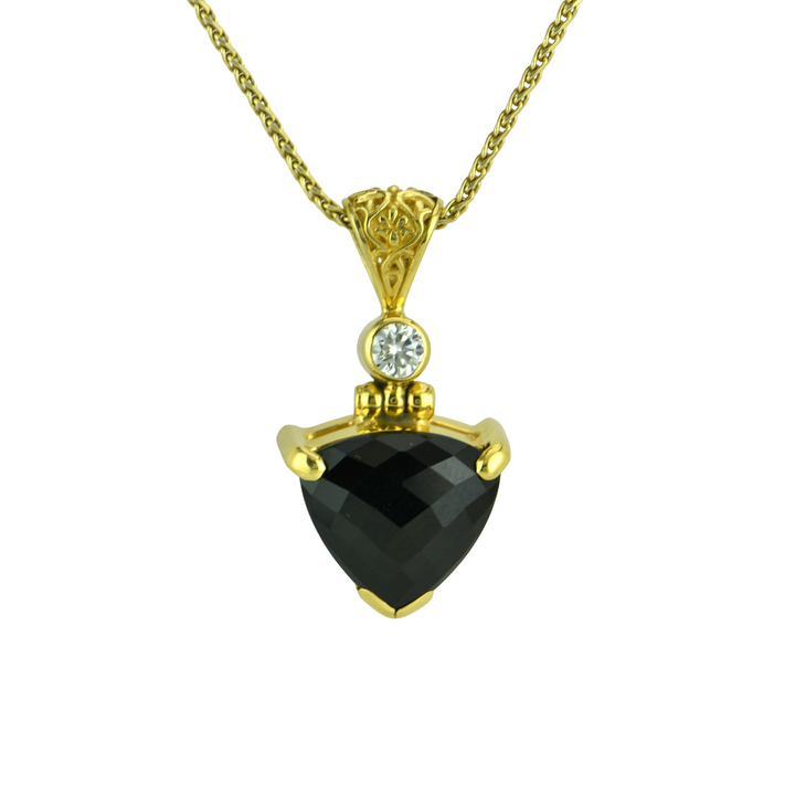 Black Spinel Pendant