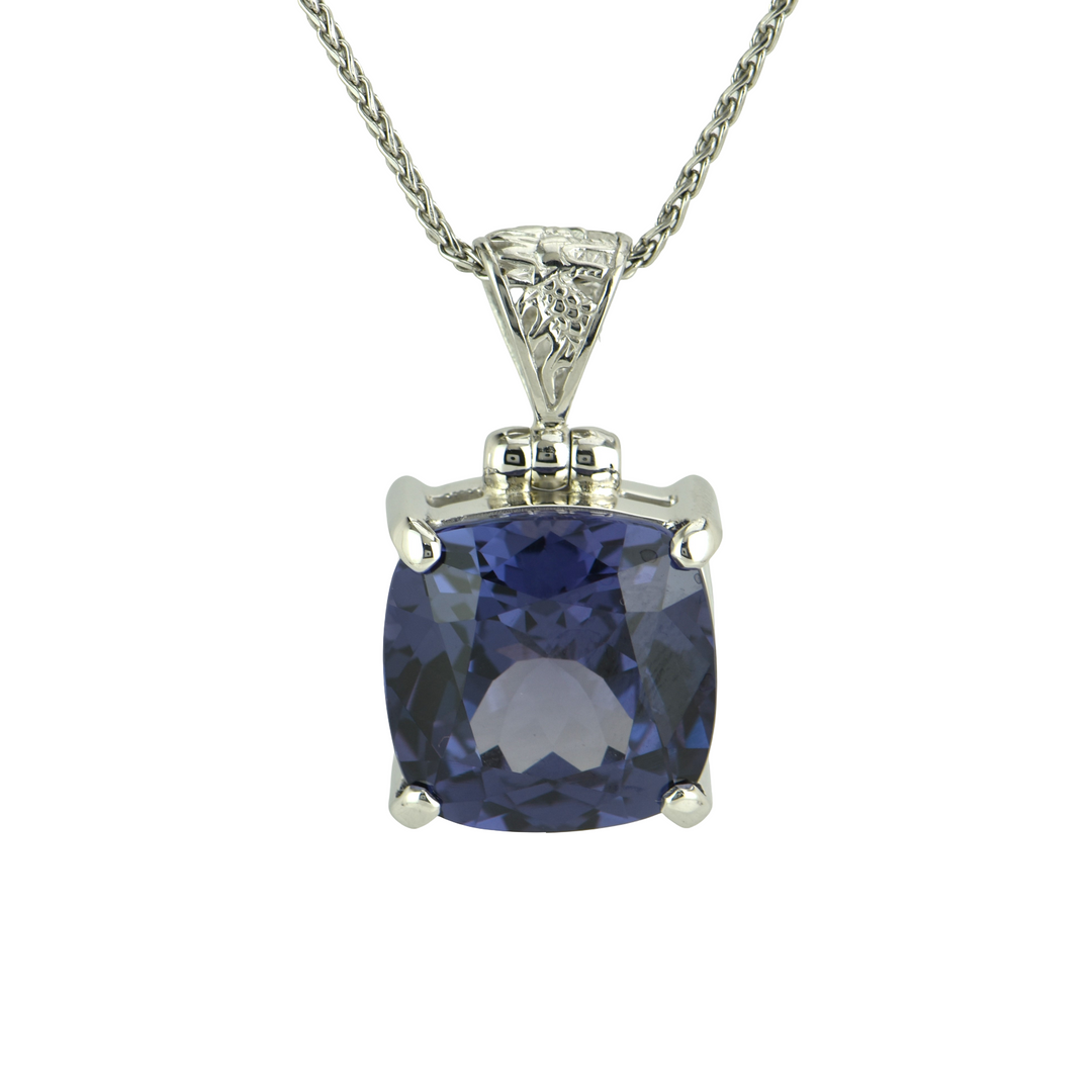 Alexandrite Effect Sapphire Pendant