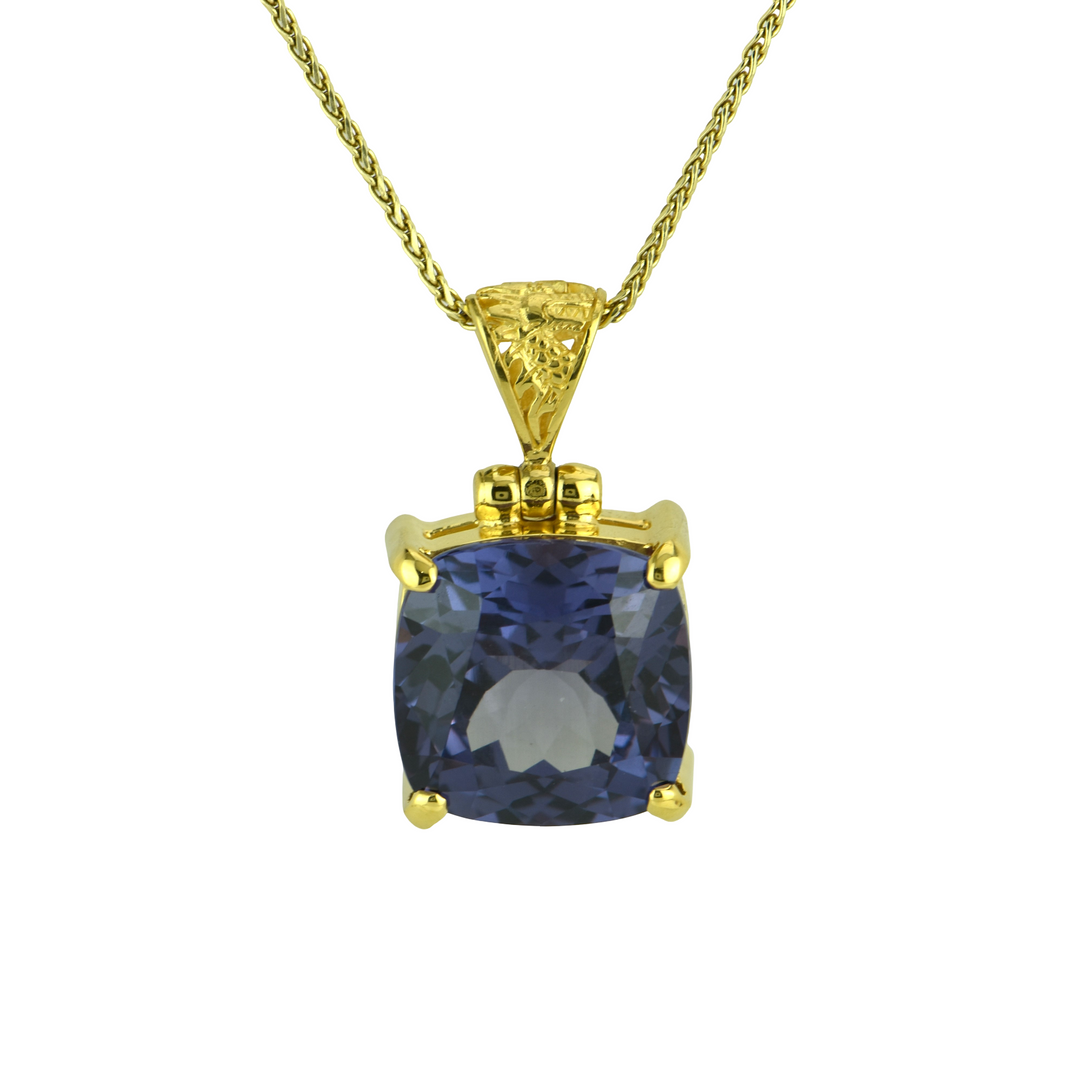 Alexandrite Effect Sapphire Pendant