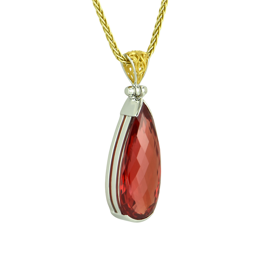 Padparadscha Sapphire Pendant