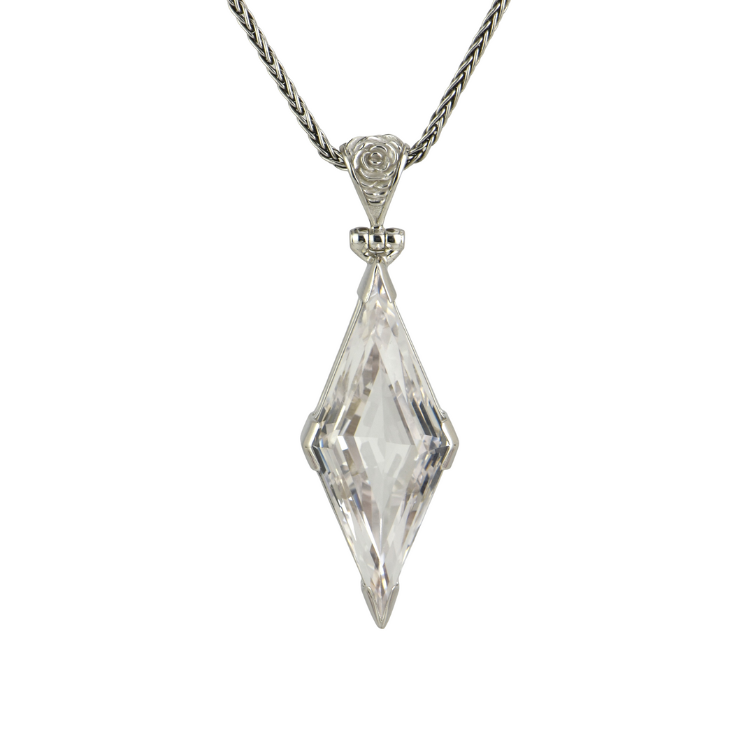 White Sapphire Pendant