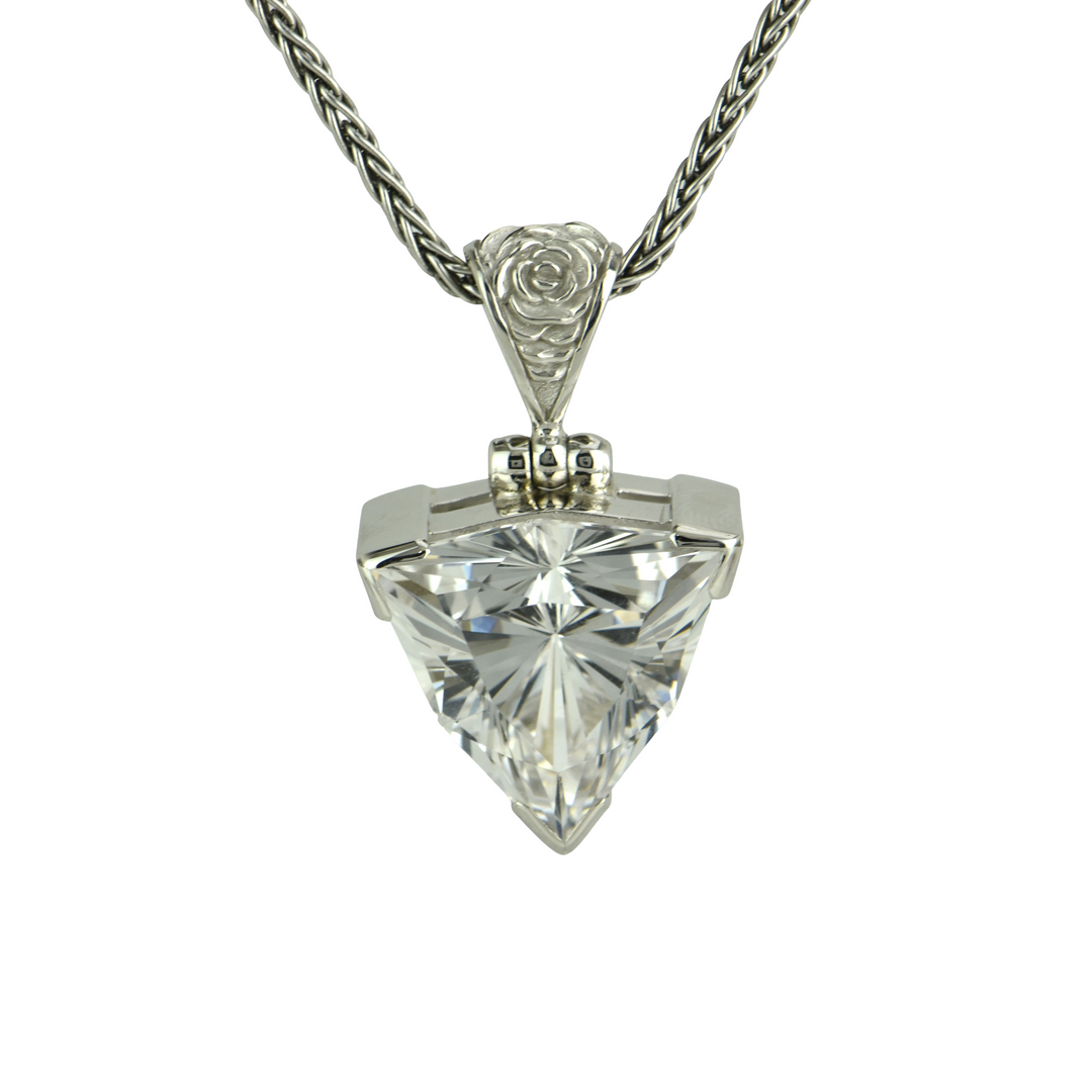 White Sapphire Pendant