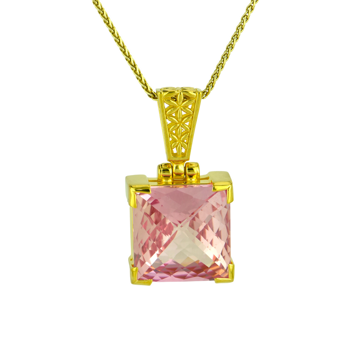 Imperial Pink Sapphire Pendant