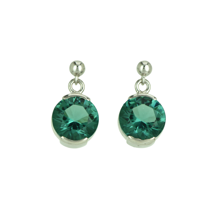 Green Obsidian Earrings
