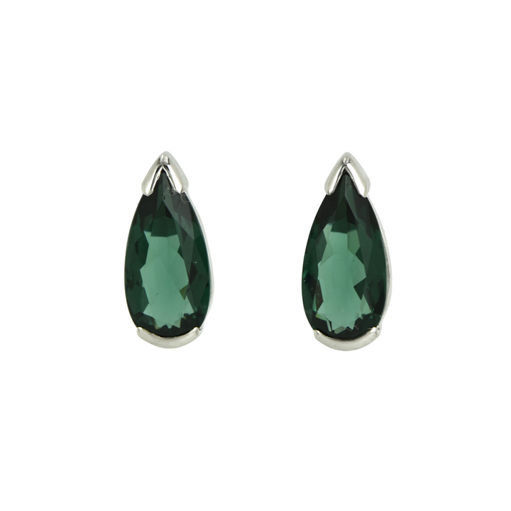 Green Obsidian Earrings