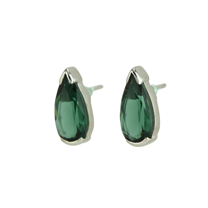 Green Obsidian Earrings