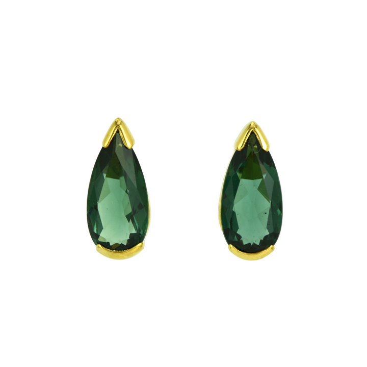 Green Obsidian Earrings