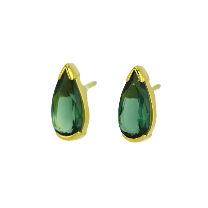 Green Obsidian Earrings