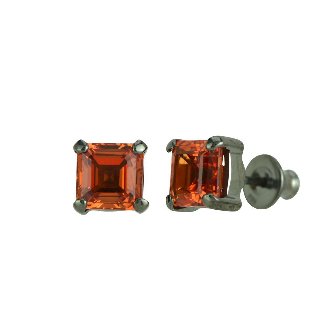 Padparadscha Sapphire Earrings
