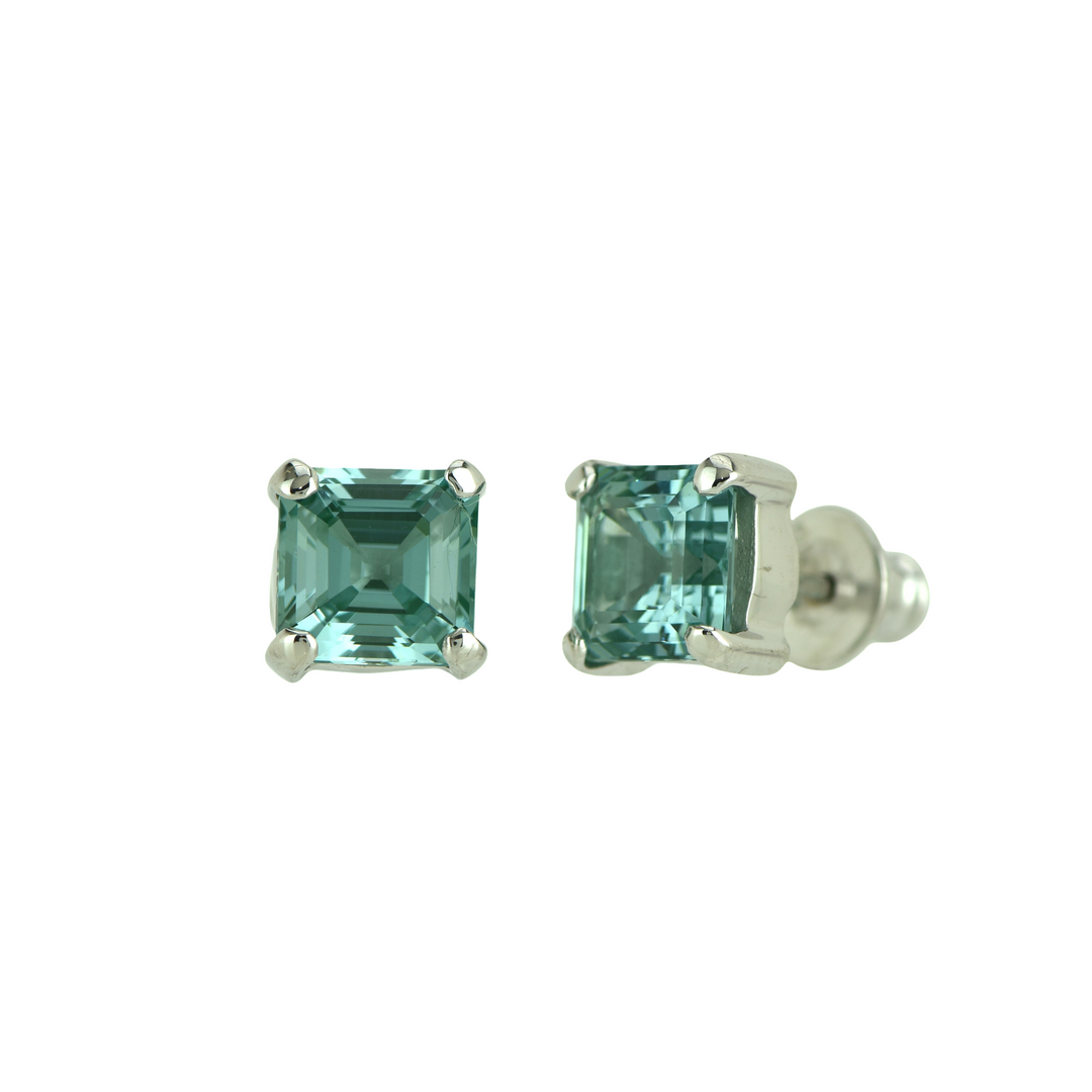 Paraiba Effect Spinel Earrings