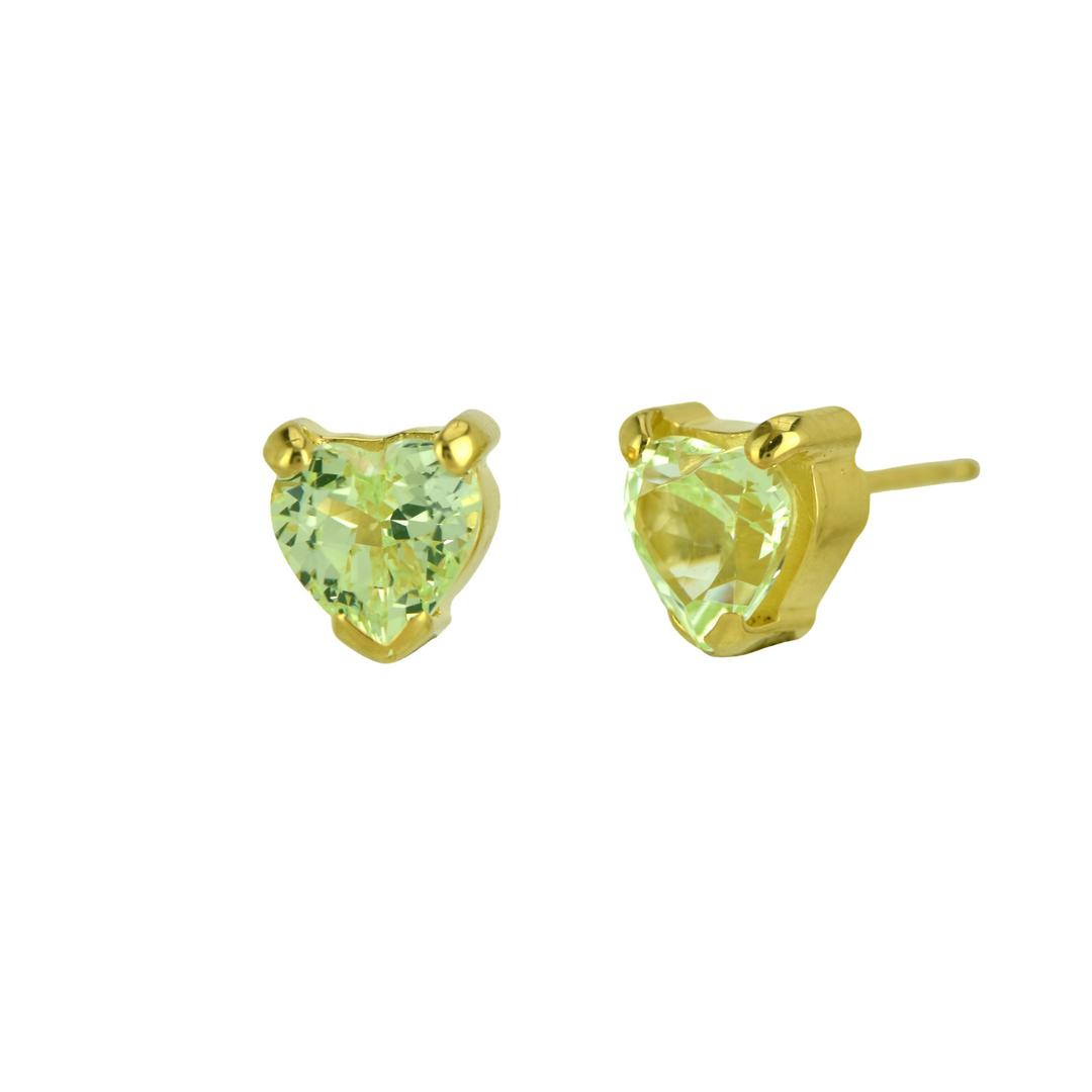 Mint Green Spinel Earrings